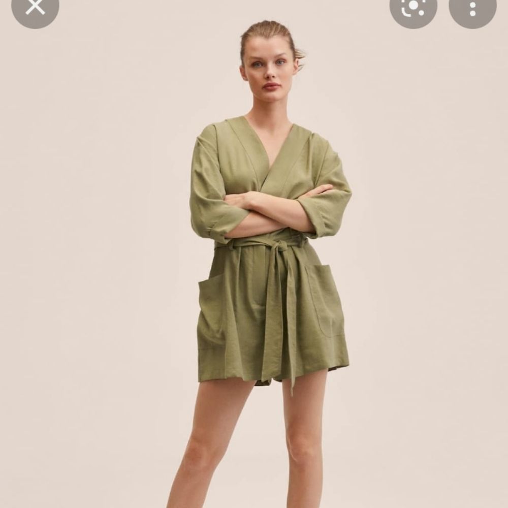 MANGO belted jumpsuit NWT